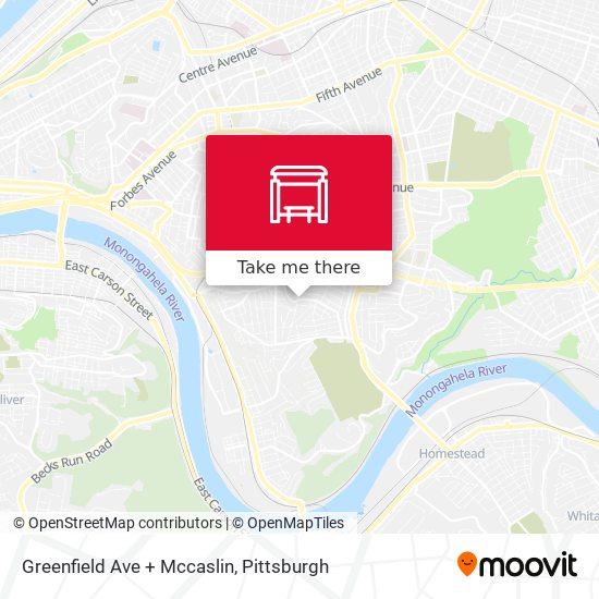 Mapa de Greenfield Ave + Mccaslin