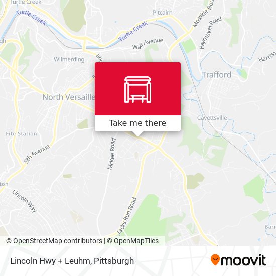 Lincoln Hwy + Leuhm map
