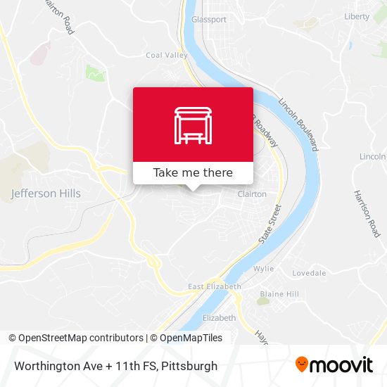 Worthington Ave + 11th FS map