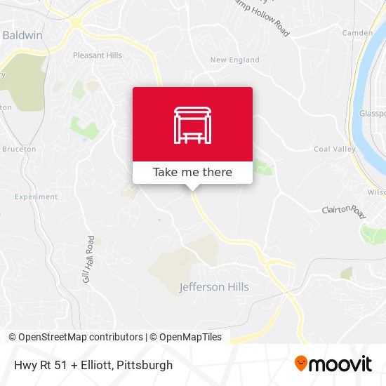 Hwy Rt 51 + Elliott map