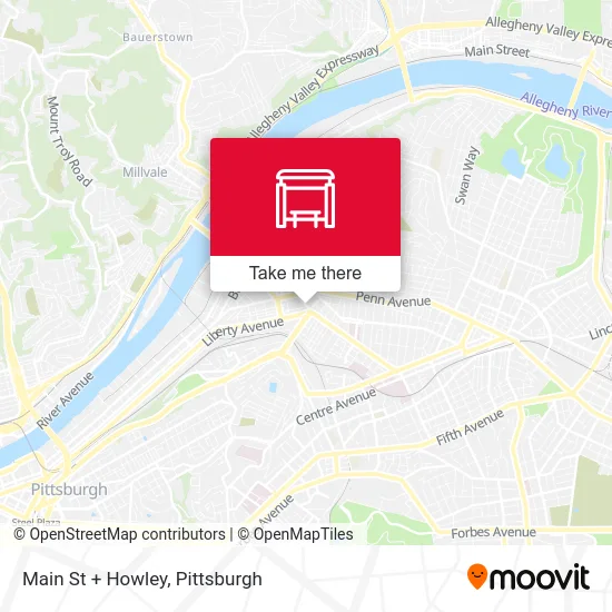 Main St + Howley map