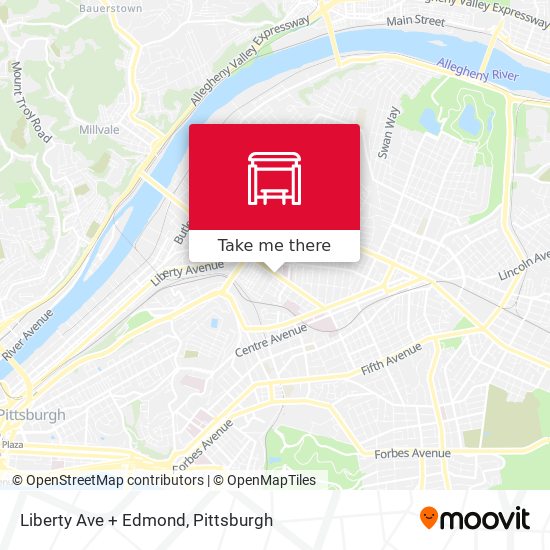 Mapa de Liberty Ave + Edmond