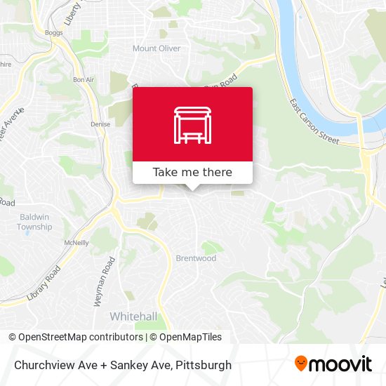 Churchview Ave + Sankey Ave map
