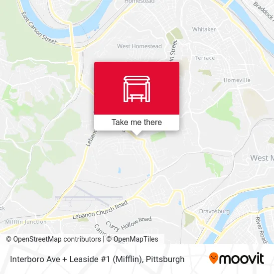 Interboro Ave + Leaside #1 (Mifflin) map