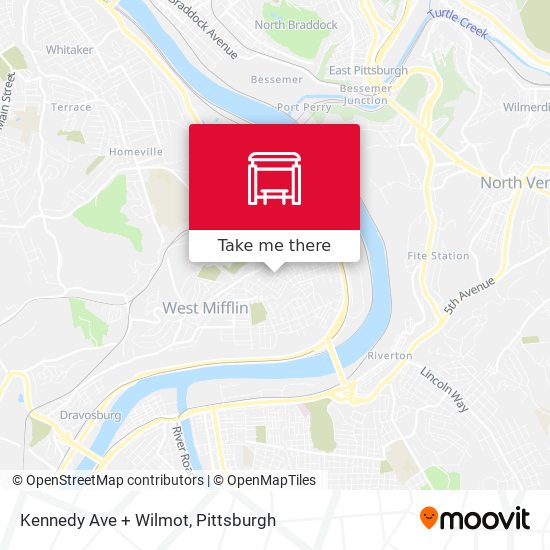 Kennedy Ave + Wilmot map