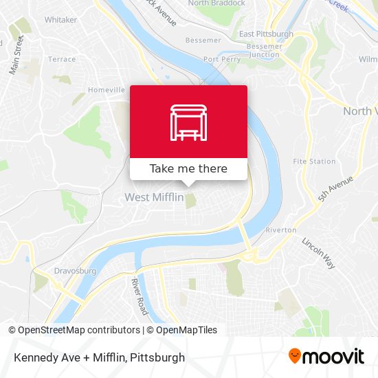 Mapa de Kennedy Ave + Mifflin
