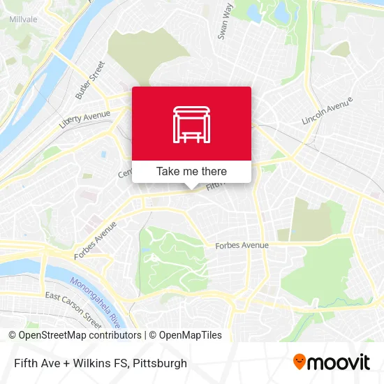 Mapa de Fifth Ave + Wilkins FS