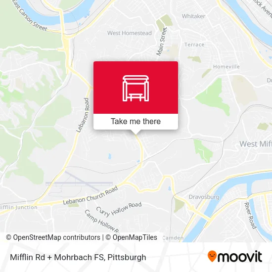 Mifflin Rd + Mohrbach FS map