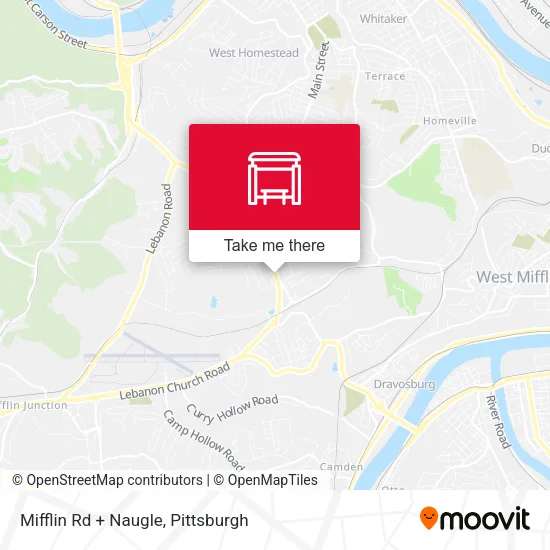 Mapa de Mifflin Rd + Naugle