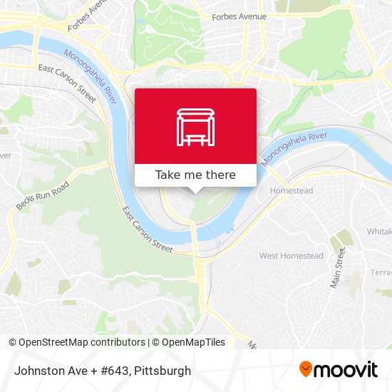 Mapa de Johnston Ave + #643
