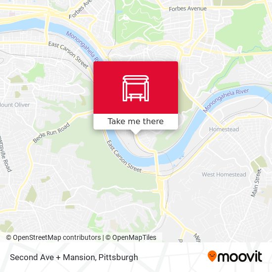 Second Ave + Mansion map