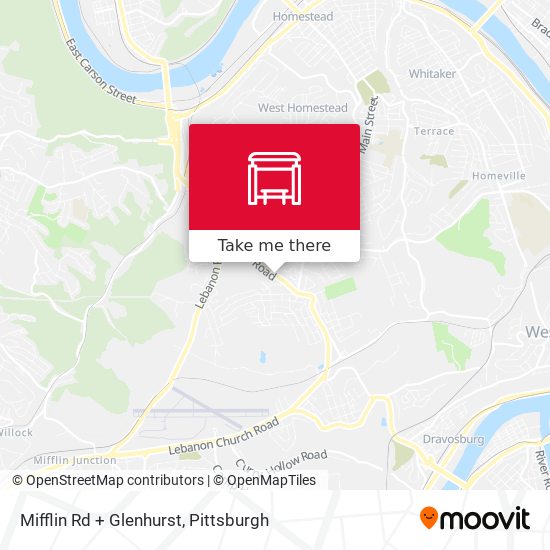 Mapa de Mifflin Rd + Glenhurst