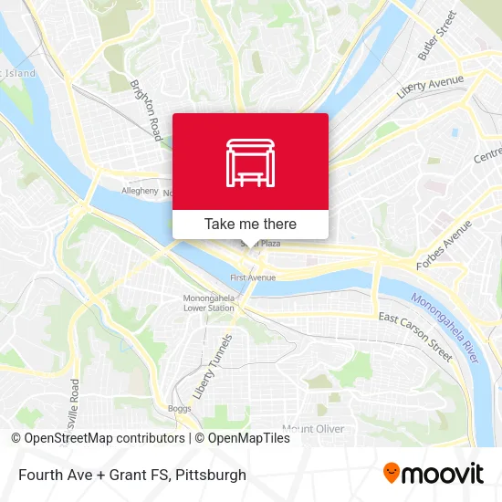 Fourth Ave + Grant FS map
