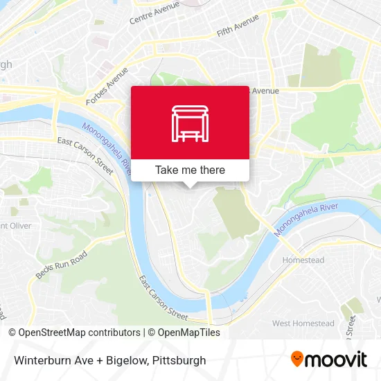 Mapa de Winterburn Ave + Bigelow