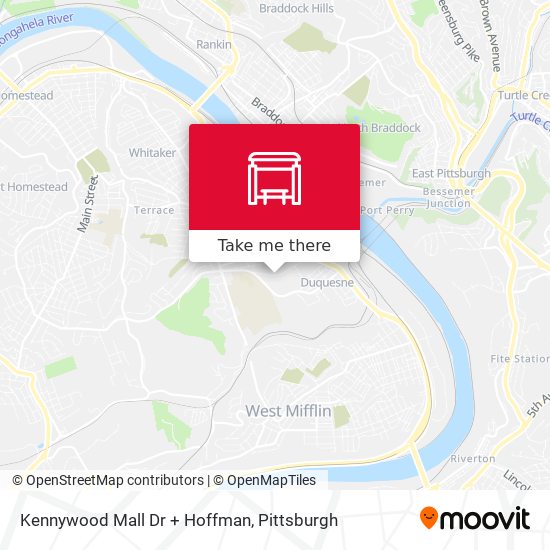 Kennywood Mall Dr + Hoffman map