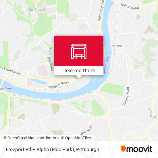 Freeport Rd + Alpha (Ridc Park) map