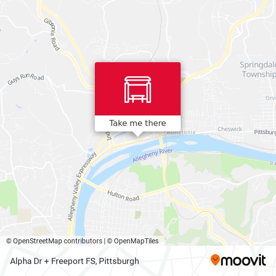 Mapa de Alpha Dr + Freeport FS
