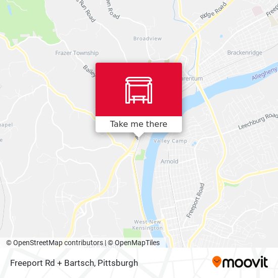 Mapa de Freeport Rd + Bartsch