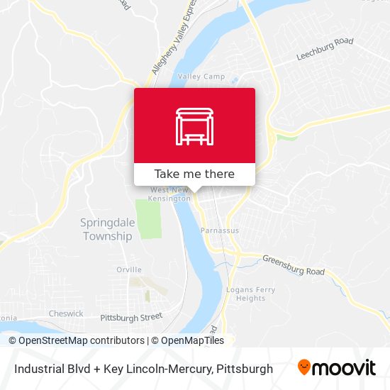 Mapa de Industrial Blvd + Key Lincoln-Mercury