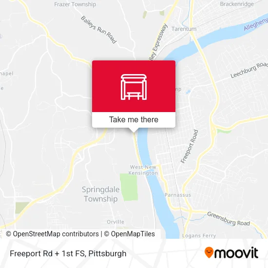Freeport Rd + 1st FS map