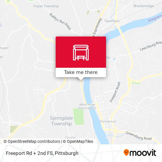 Freeport Rd + 2nd FS map