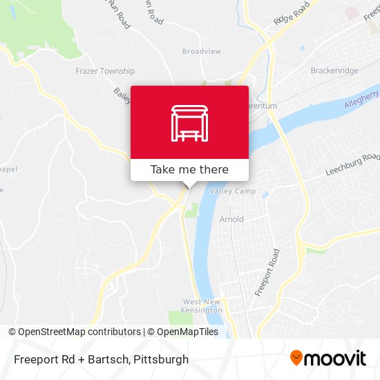 Mapa de Freeport Rd + Bartsch