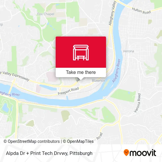 Alpda Dr + Print Tech Drvwy map