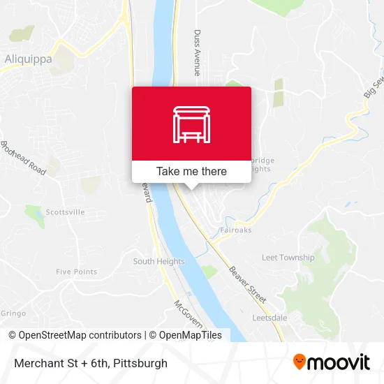 Mapa de Merchant St + 6th