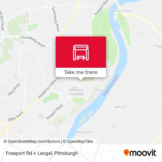 Freeport Rd + Lengel map