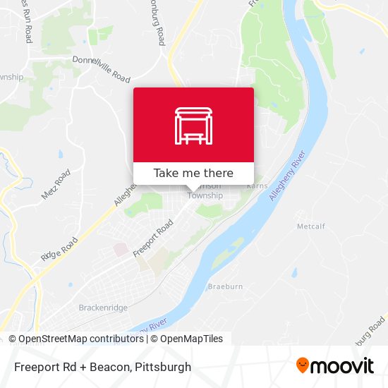 Mapa de Freeport Rd + Beacon