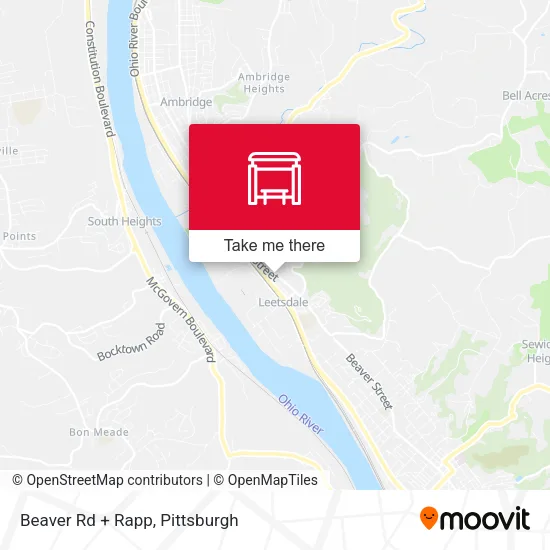 Mapa de Beaver Rd + Rapp