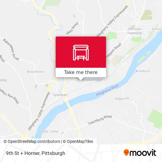 Mapa de 9th St + Horner
