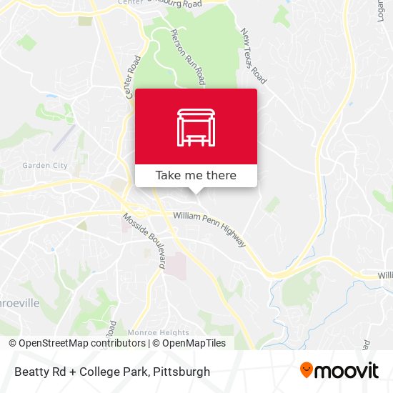 Mapa de Beatty Rd + College Park