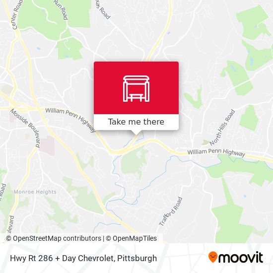 Hwy Rt 286 + Day Chevrolet map