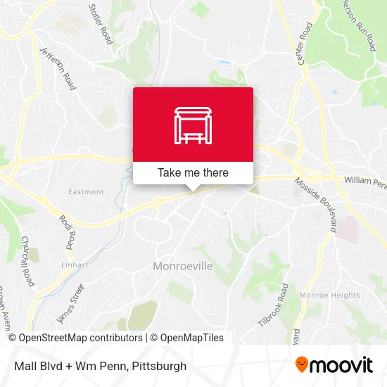 Mall Blvd + Wm Penn map