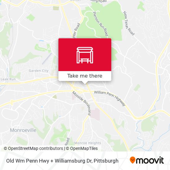 Mapa de Old Wm Penn Hwy + Williamsburg Dr
