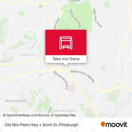 Mapa de Old Wm Penn Hwy + Scott Dr