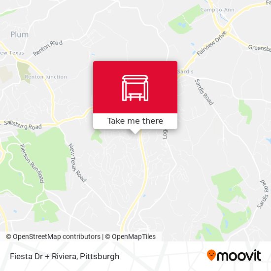 Fiesta Dr + Riviera map