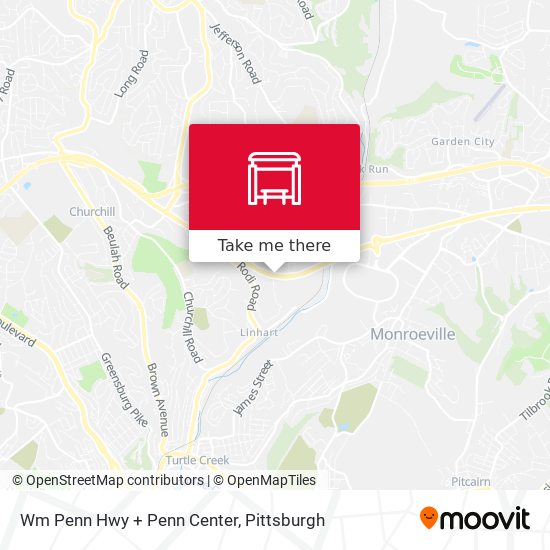 Wm Penn Hwy + Penn Center map