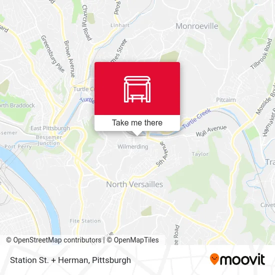 Station St. + Herman map