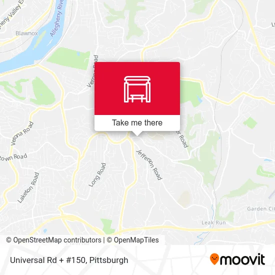 Universal Rd + #150 map