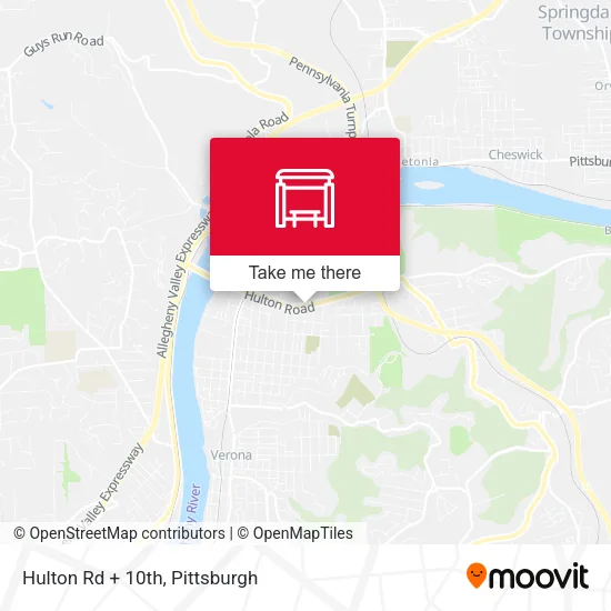 Hulton Rd + 10th map