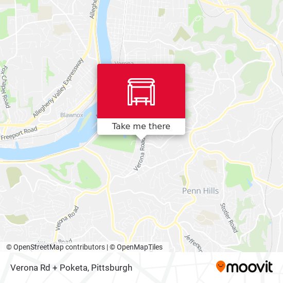 Mapa de Verona Rd + Poketa