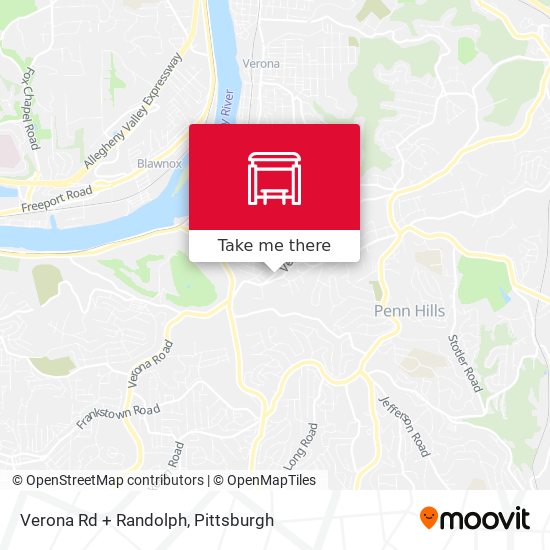 Mapa de Verona Rd + Randolph