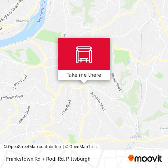 Mapa de Frankstown Rd + Rodi Rd