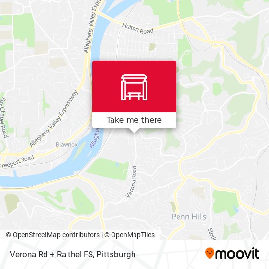 Mapa de Verona Rd + Raithel FS