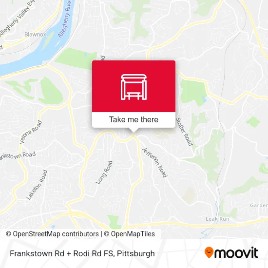Mapa de Frankstown Rd + Rodi Rd FS