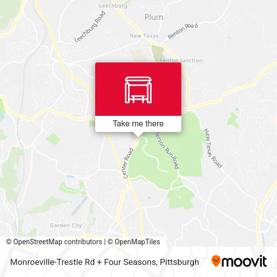 Mapa de Monroeville-Trestle Rd + Four Seasons