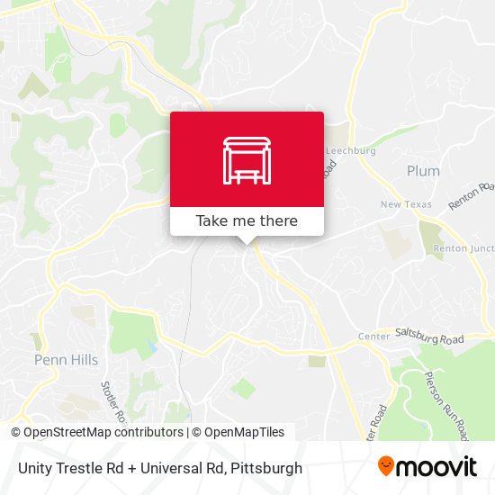 Mapa de Unity Trestle Rd + Universal Rd