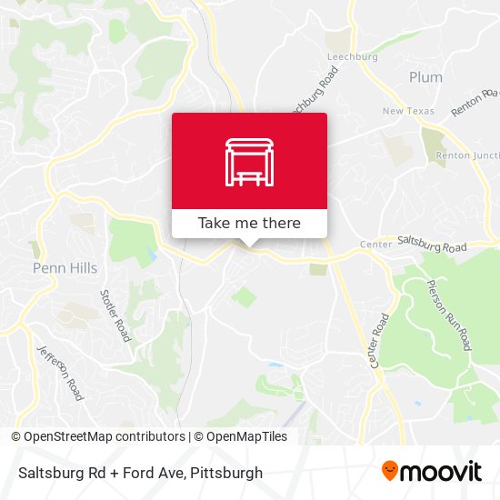 Saltsburg Rd + Ford Ave map